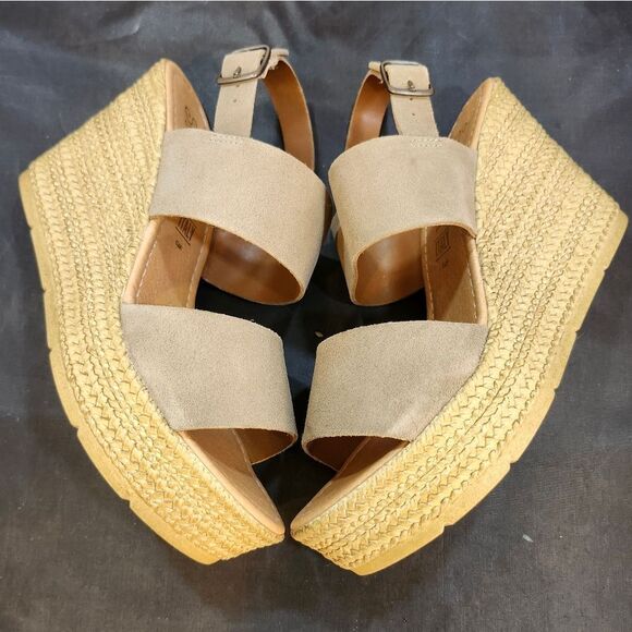 BRAND NEW SEYCHELLES ESPADRILLE DOUBLE STRAP WEDGE PLATFORM SANDAL - Picture 15 of 16